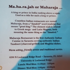 Maharaja Indian Cuisine