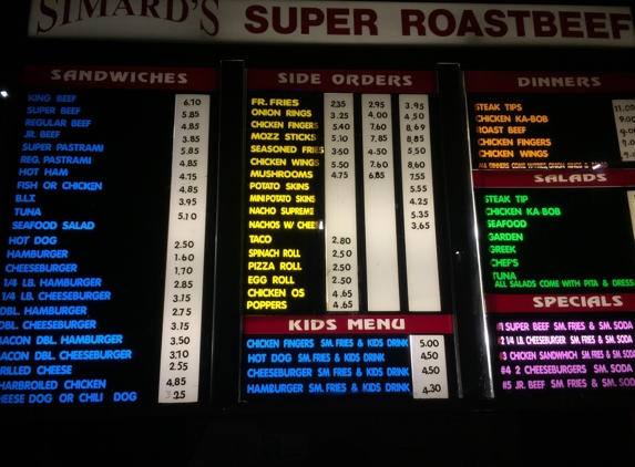 Simard's Super Roast Beef - Wilmington, MA