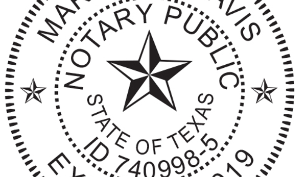 Texas Marking Products - Spring, TX. Texas Notary Seal