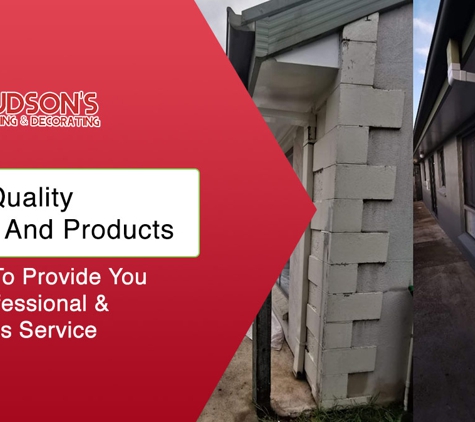 Hudson's Painting & Decorating - Launceston, TAS. High Quality Paints And Products