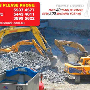 Coast 2 Coast Earthmoving - Arundel, QLD. The largest earthmoving fleet in south east QLD.