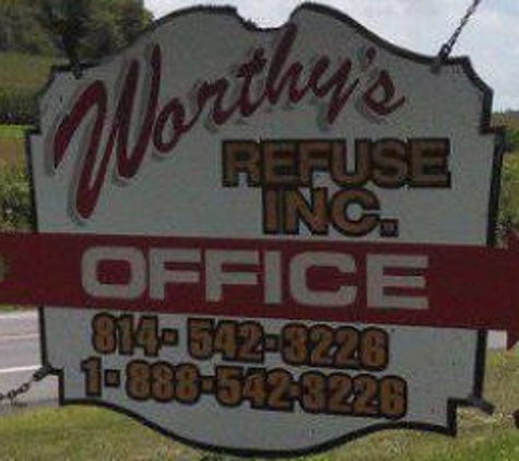 Worthy's Refuse Inc - Mc Veytown, PA