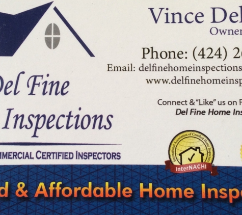 Del Fine Home Inspections - Torrance, CA. Inspector