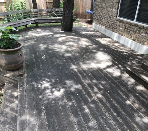 Bright Idea Pressure Washing - Round Rock, TX. IPE hardwood restoration 