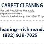 Carpet Cleaning Richmond