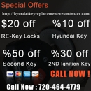 Hyundai Key Replacement Westminster - Locks & Locksmiths