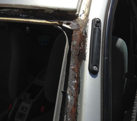 Excel Auto Glass - Lake Katrine, NY. RUST - Don't let this happen to you, make sure qualified technicians installing your windshield