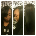 Janeka inside WEAVESKILLZ of Grand Prairie