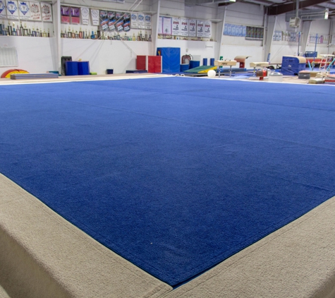 Zenith Gymnastics - Charlotte, NC. Zenith's Floor Used For gymnastics classes, team, adult classes, open gym, and camps