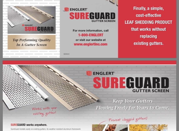 Aces Home Improvement, LLC - Manchester, CT. Sure guard gutter covers