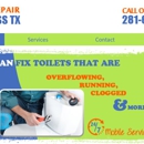 Toilet Repair Cypress TX - Plumbers