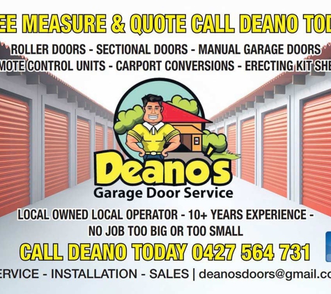 Deano's GARAGE DOOR SERVICE
