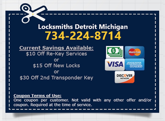 Locksmiths Detroit Michigan - Detroit, MI