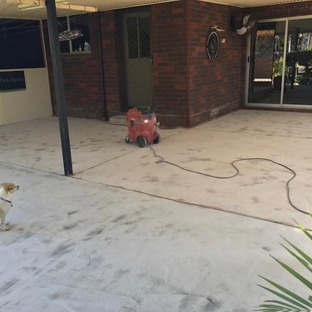 ITileNT - Ludmilla, NT. Prep work - Remove old concrete paint and vacuum.