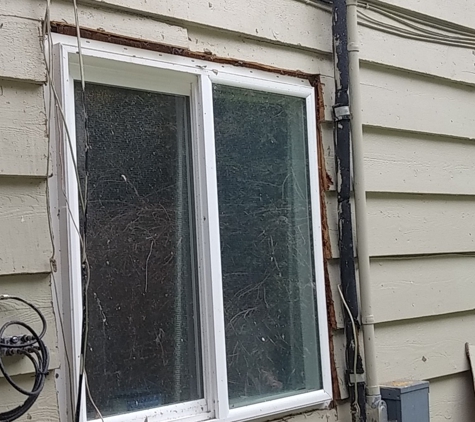 LARSEN CUSTOMS LLC - Auburn, WA. The window was never fully installed just put in there