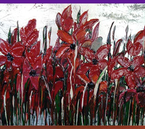 Nick Economo. Poppies & Irises on white