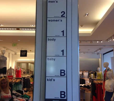 Gap - Santa Monica, CA. Floor breakdown