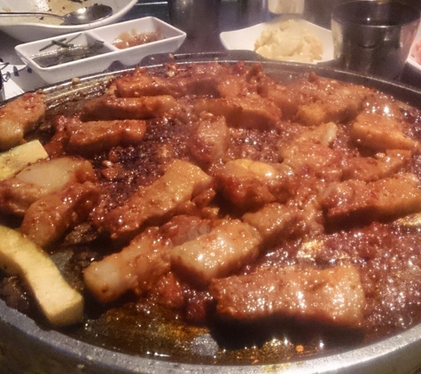 Byul Gobchang - Los Angeles, CA. Spicy pork belly 