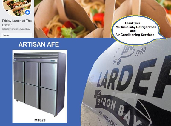 Mullumbimby Refrigeration & Air Conditioning Services - Mullumbimby, NSW. TOP BYRON BAY CATERING COMPANY SHOWS GRATITUDE!