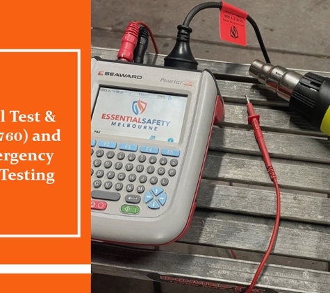 Essential Safety Melbourne - Tarneit, VIC. Electrical Test & Tag (AS 3760) and Exit Emergency Lighting Testing