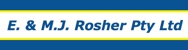 E & M J Rosher Pty Ltd Logo