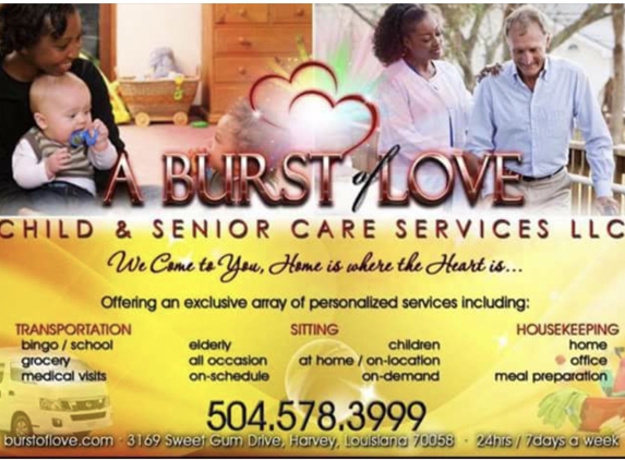 A Burst Of Love Child & Senior Care Services - Harvey, LA