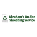Abraham's On-Site Shredding Service - Paper Shredding Machines