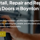 Sliding Glass Ace'door's Repair Boynton Beach