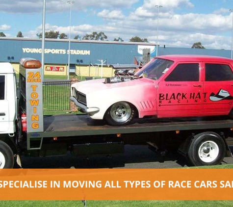 South West Tilt Trays - Young, NSW. We Specialise In Moving All Types Of Race Cars Safely