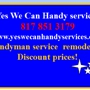 Yes We Can Handy services