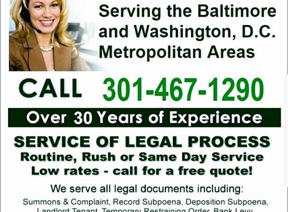 Maryland Process Server - Greenbelt, MD