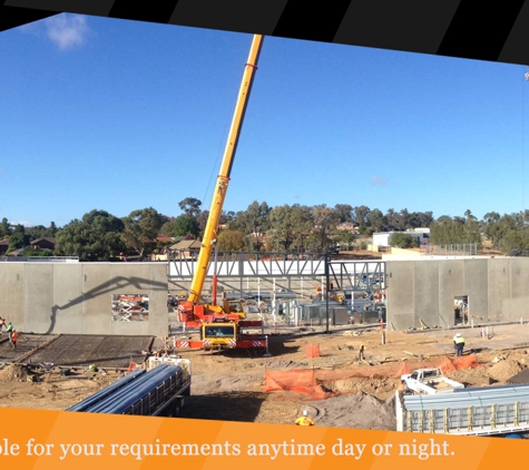 Central Victorian Mobile Cranes. We are available for your requirements anytime day or night.