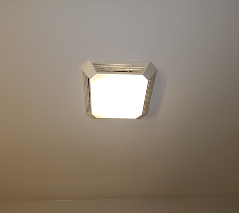 Cajunz Remodeling & Handyman - Marrero, LA. bathroom light/fan