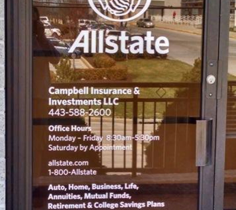 Allstate Insurance: V. Craig Campbell Jr - Lutherville Timonium, MD