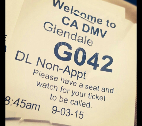 California Department of Motor Vehicles - DMV - Glendale, CA