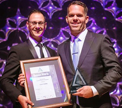 Jaguar Cabling - Centennial Park, WA. Our Director Cameron Bergsma Receiving An Award