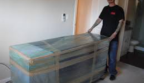 Mover Pro's - San Jose, CA. wrapping chest.