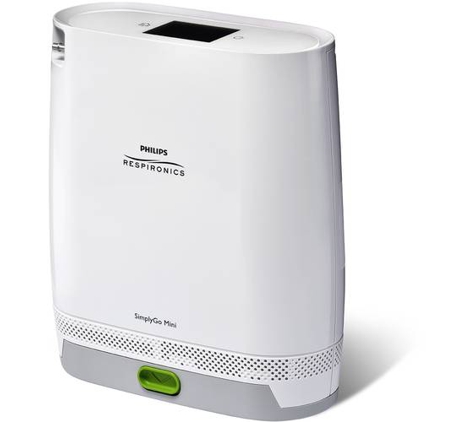 Oxygen Portable USA - Chino, CA. Philips Respironics SimplyGO Mini Portable Oxygen Concentrator. FAA Approved for AIr Travel.