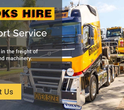Brooks Hire Service Pty Ltd - Webberton, WA. Transport Service