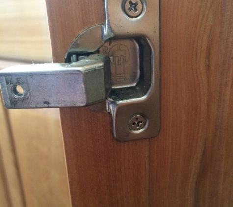 Northern Kitchens - Oxford, ME. Inferior hinges flimsy broke after 3 years what hinges break after that ammount of time Barry refuses to return calls refered to assistant