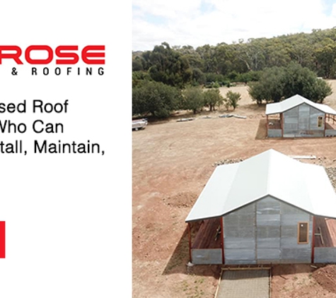 Melrose Plumbing & Roofing. Fully Licensed Roof Plumbers Who Can Supply, Install, Maintain, Repair & Service