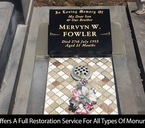 McMurtrie & Co - Orange, NSW. We Offers A Full Restoration Service For All Types Of Monuments