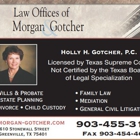 Morgan & Gotcher Law Office