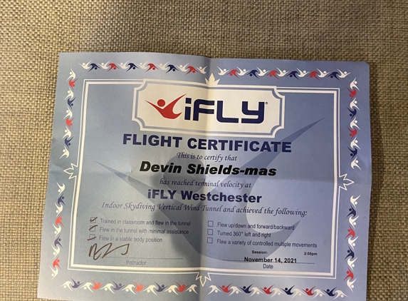 iFly - Yonkers, NY