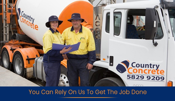 Country Concrete - Moama, NSW. You Can Rely On Us To Get The Job Done