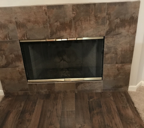 All Floors and More - Cypress, TX. Fireplace