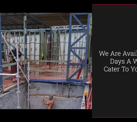 Action Man Scaffolding. We Are Available Seven Days A Week To Cater To Your Needs