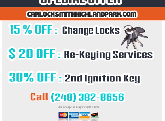 Car Locksmith Highland Park MI - Highland Park, MI