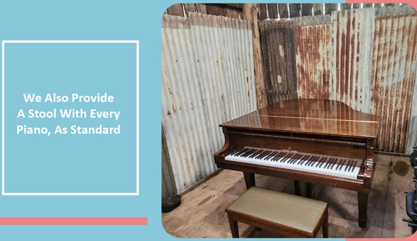 Fletcher Pianos - Belmont, NSW. We Also Provide A Stool With Every Piano, As Standard
