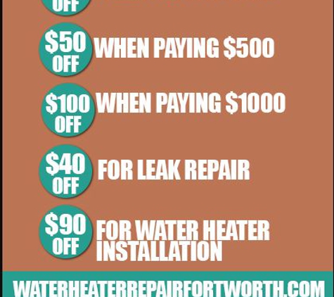 Water Heater Repair Fort Worth TX - Fort Worth, TX